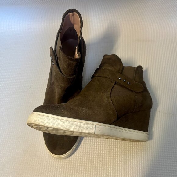 Paolo suede platform wedge - Picture 4 of 5